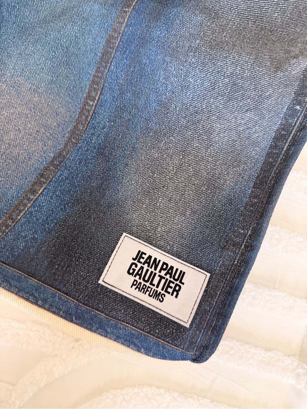 Jean Paul Gaultier Denim-Print Canvas Tote - Picture 3 of 5